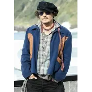 Johnny Depp Blue Wool Jacket