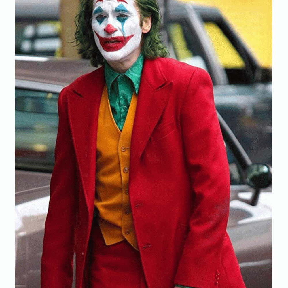 Joaquin Phoenix Joker Coat | Origins Joker Red Coat - Films Jackets