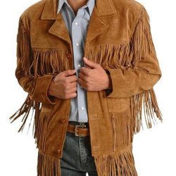 Jon Voight Midnight Cowboy Brown Fringe Jacket