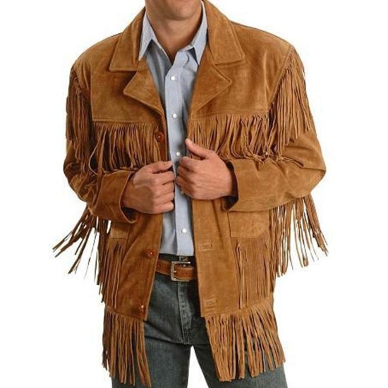 Suede Fringe Joe Buck Midnight Cowboy Jacket