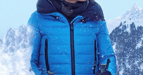 Films Jackets Julia Louis Dreyfus Downhill Blue Puffer Jacket