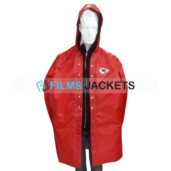 Kansas City Chiefs Sideline Cape Coat