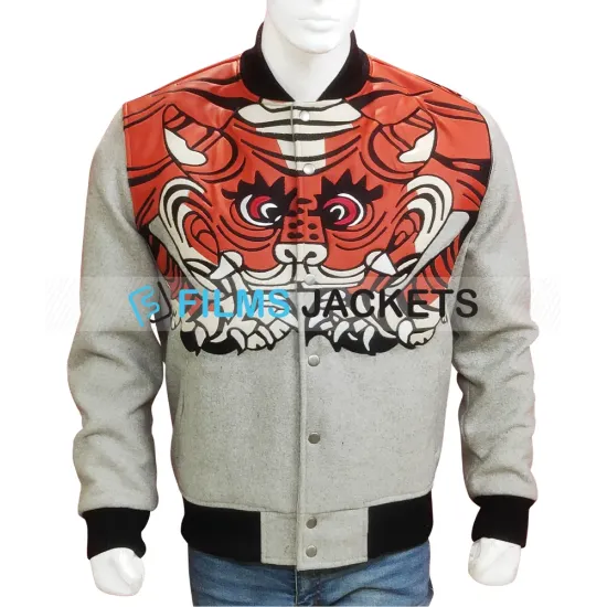 Kanye West Pastelle Tiger Varsity Jacket