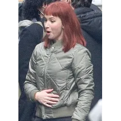 Don't Look Up Jennifer Lawrence Green Jacket