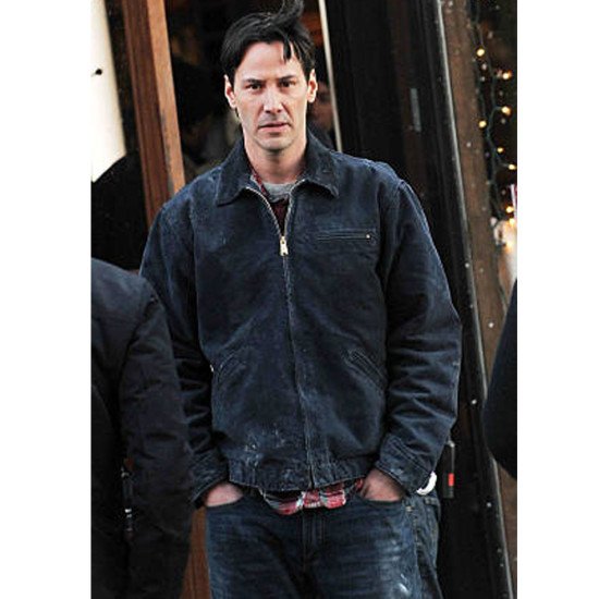 Keanu Reeves Henry's Crime Denim Black Jacket