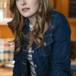 Nancy Drew Kennedy Mcmann Denim Blue Jacket