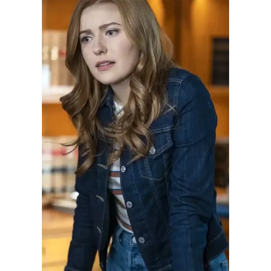 Nancy Drew Kennedy Mcmann Denim Blue Jacket