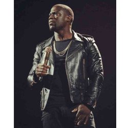 Kevin Hart What Now Black Leather Jacket