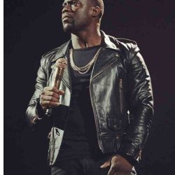 Kevin Hart What Now Black Leather Jacket