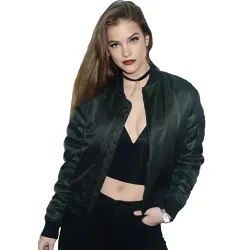 KIIS Fm Jingle Ball In La Barbara Palvin Black Jacket