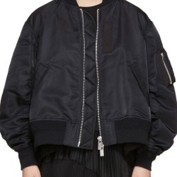 Killing Eve Jodie Comer Black Bomber Jacket