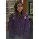 Krista Marie Yu Last Man Standing Purple Jacket