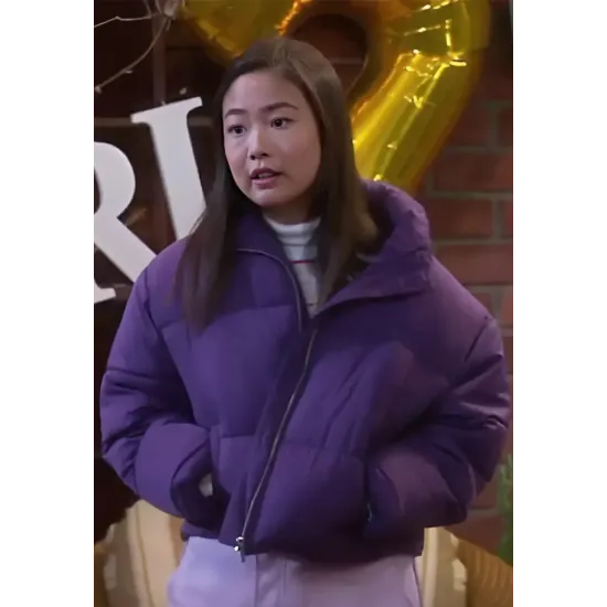 Krista Marie Yu Last Man Standing Purple Jacket