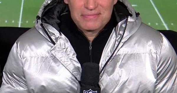 NFL Kurt Warner Shiny Silver Jacket