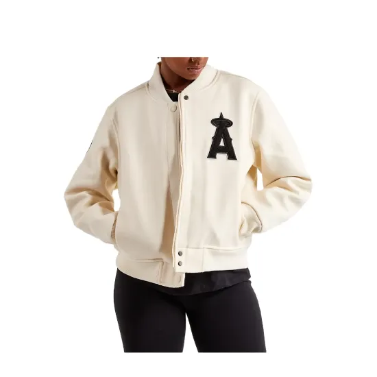 Angels shops varsity jacket