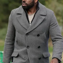 La Brea Chike Okonkwo Grey Coat