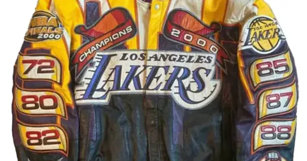 La Lakers 2000 Championship Leather Lakers Jacket