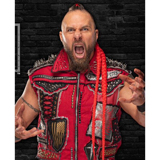 Lance Archer Spiked Leather Vest