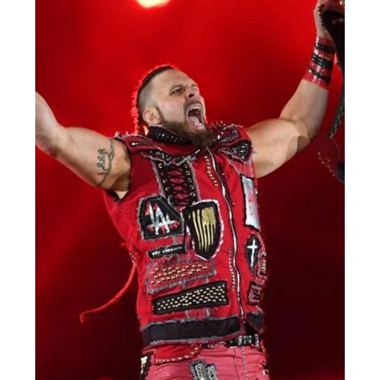 Lance Archer Spiked Leather Vest