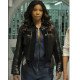 L.A.’s Finest Gabrielle Union Black Leather Jacket