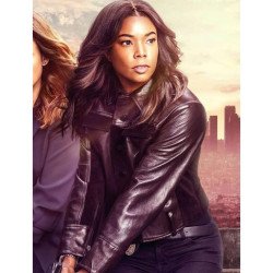 L.A.’s Finest Gabrielle Union Black Leather Jacket