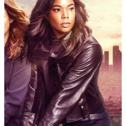 L.A.’s Finest Gabrielle Union Black Leather Jacket