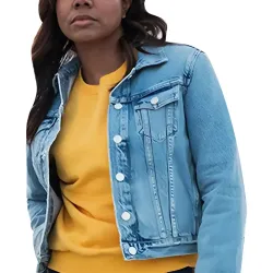 L.A.’s Finest Gabrielle Union Denim Blue Jacket