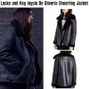Laysla De Oliveira Locke & Key Black Shearling Jacket