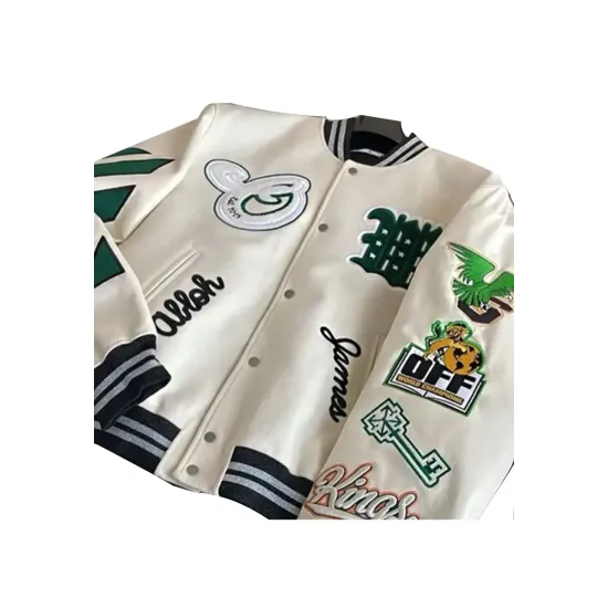 Lebron James White Varsity Jacket