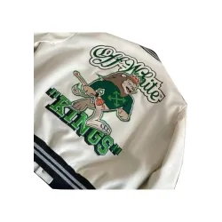 Lebron James White Varsity Jacket