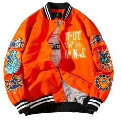 Leora Toy Hip Hop Varsity Jacket