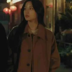 Link Eat Love Kill 2022 Moon Ga-young Brown Coat