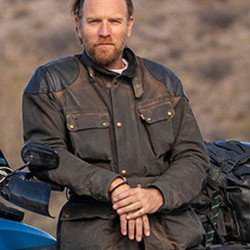 Ewan Mcgregor Long Way Up Blue Jacket