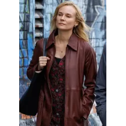 Longing 2024 Diane Kruger Brown Coat