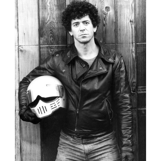 Lou Reed American Musician Black Leather Jacket