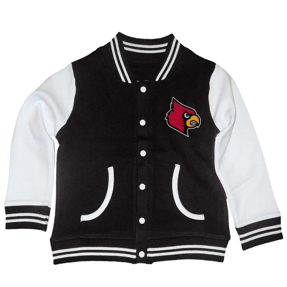 Marleylilly Louisville Cardinals Rain Jacket in Black