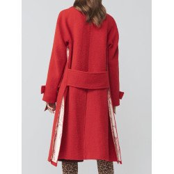 Anna Kendrick Love Life Red Wool Coat