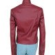 Macgyver Tristin Mays Maroon Leather Jacket