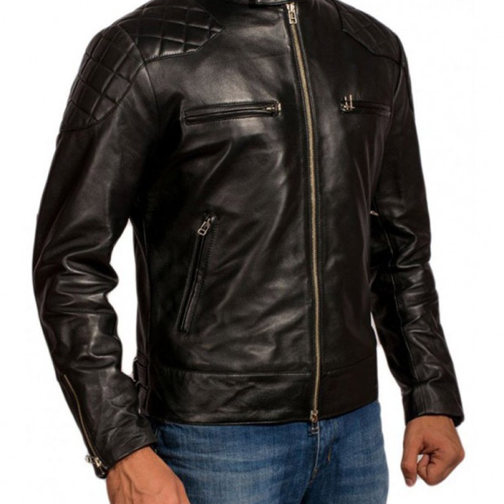 Biker Mads Mikkelsen Hannibal Leather Jacket - FilmsJackets