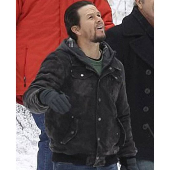 Mark Wahlberg Daddy's Home 2 Suede Leather Jacket