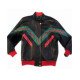 Martin Lawrence Striped Black Leather Jacket