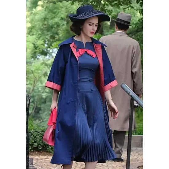 The Marvelous Mrs Maisel Rachel Brosnahan Blue Coat