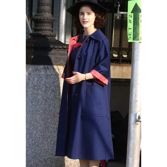 The Marvelous Mrs Maisel Rachel Brosnahan Blue Coat