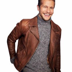 Matt Czuchry The Resident Brown Leather Jacket