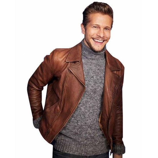 Matt Czuchry The Resident Brown Leather Jacket