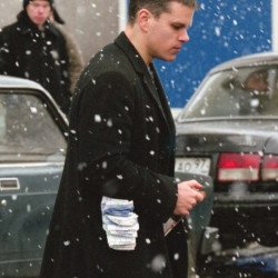 Matt Damon The Bourne Supremacy Black Coat