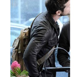 The Resident TV Series Matt Czuchry Black Leather Jacket