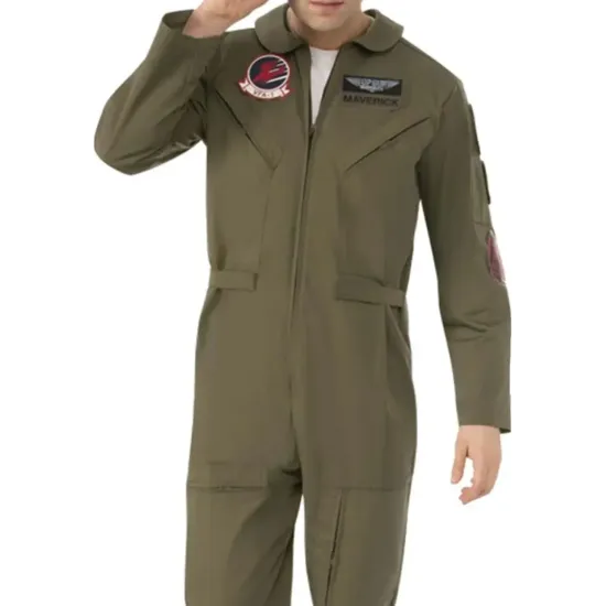 Maverick Top Gun Costume Jumpsuit