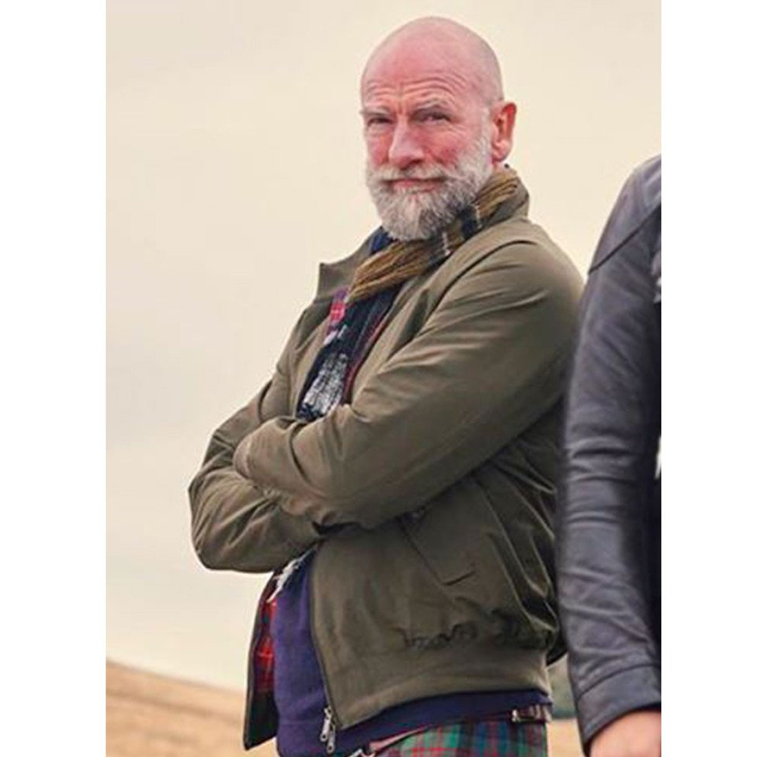 Men in Kilts A Roadtrip Graham Mctavish Bomber Jacket