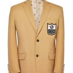 Men NFL Hall Of Fame Golden Jacket